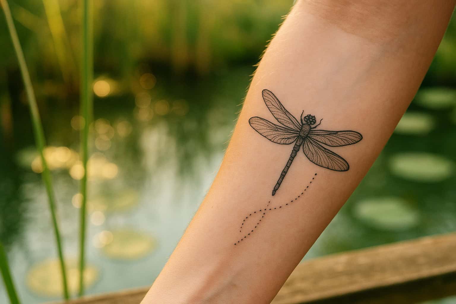 The Dragonfly's Hidden Meaning in Tattoos
