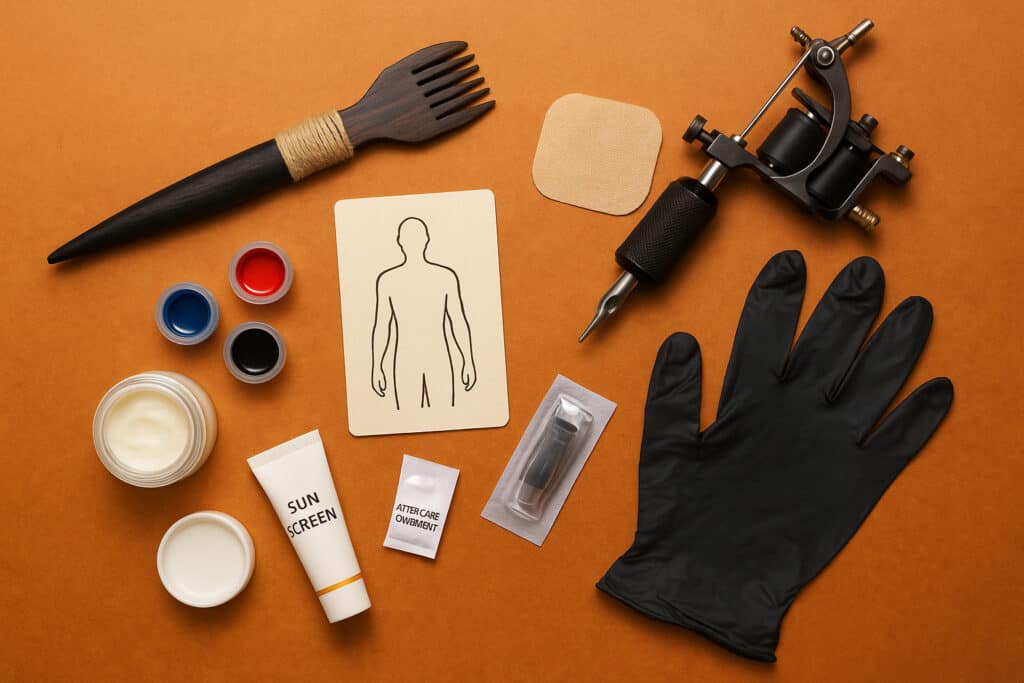 comb inks card glove machine